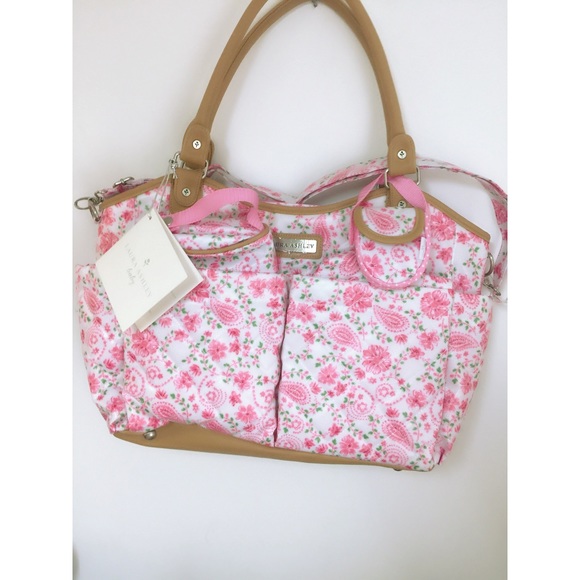 Laura Ashley Bags Laura Ashley 6 Pieces Diaper Baby Bag Set Poshmark